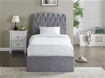 Limelight Beds Rosa Ottoman Bed Frame / Light Grey
