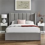 Limelight Beds Polaris Ottoman Bed / Silver