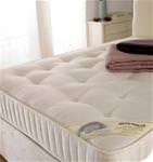 Deluxe Beds Super Damask Mattress / Coil Sprung Medium Firm Feel