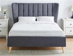 limelight tasya bed frame / dark grey