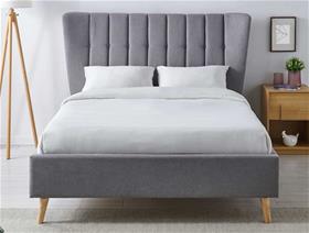 tasya bed frame / grey