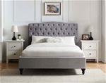 Limelight Beds Rosa Bed Frame/ Light Grey Fabric