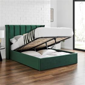 polaris ottoman bed emerald