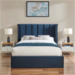 Limelight Beds Polaris Ottoman Bed / Navy