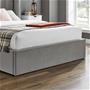 polaris ottoman silver