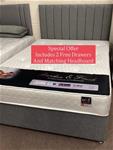 Saturn Divan Bed / Coil Sprung + Memory Foam